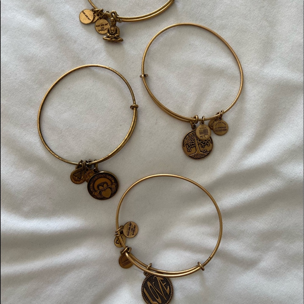 Alex and Ani bracelets (4)